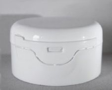 capsula flip top con sigillo integrato per tubetto in polietilene