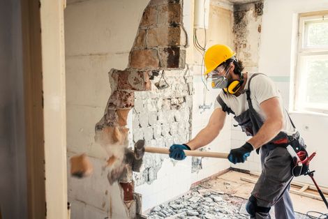 Wall Demolition — Mary Esther, FL — Hooks Construction & Site Clean-UP