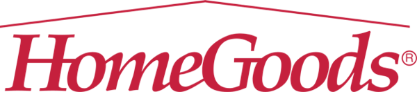 The home goods logo is red and white with a red roof.