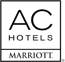 A black and white logo for ac hotels marriott.