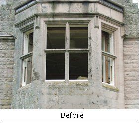 Replacement or renovation - Edinburgh - Heritage Windows - Before replacement