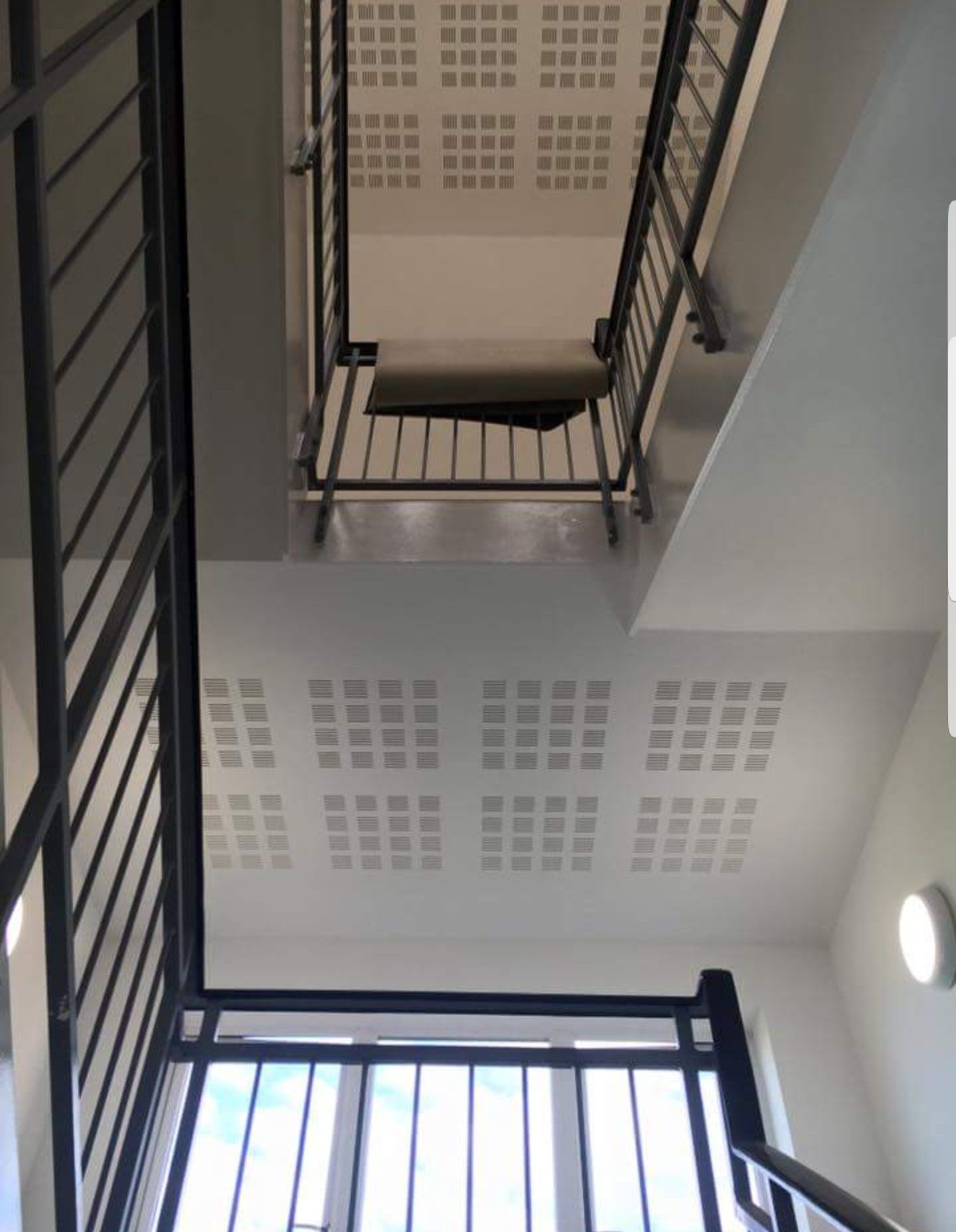 sound proofing installed at a commercial building