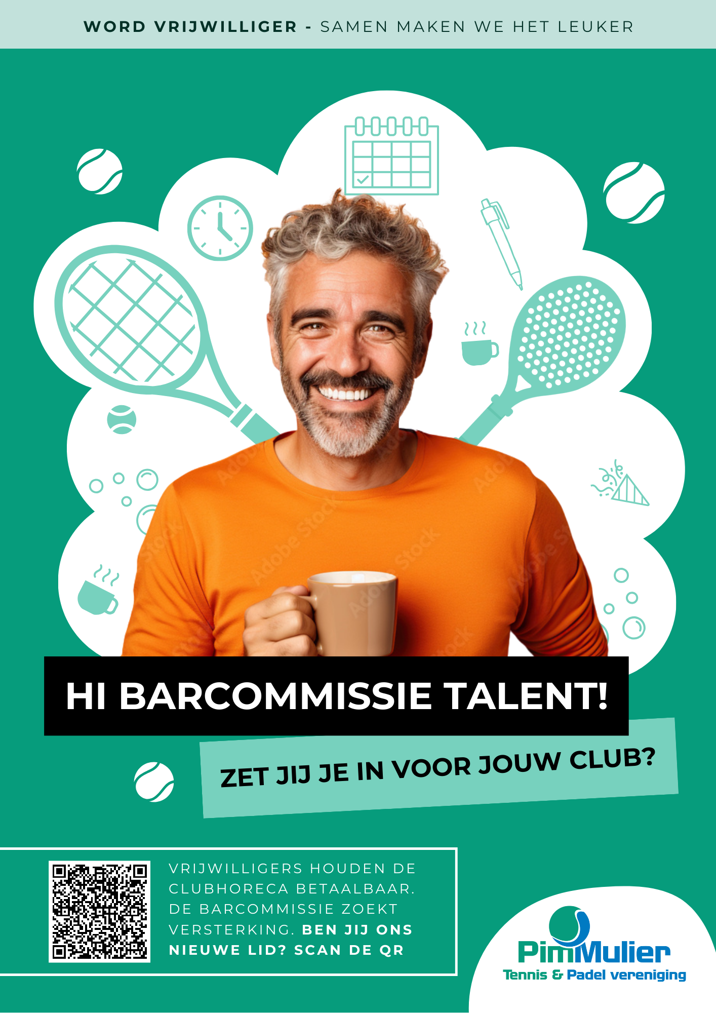 Barcommissie talent zet jij je in voor jouw club?