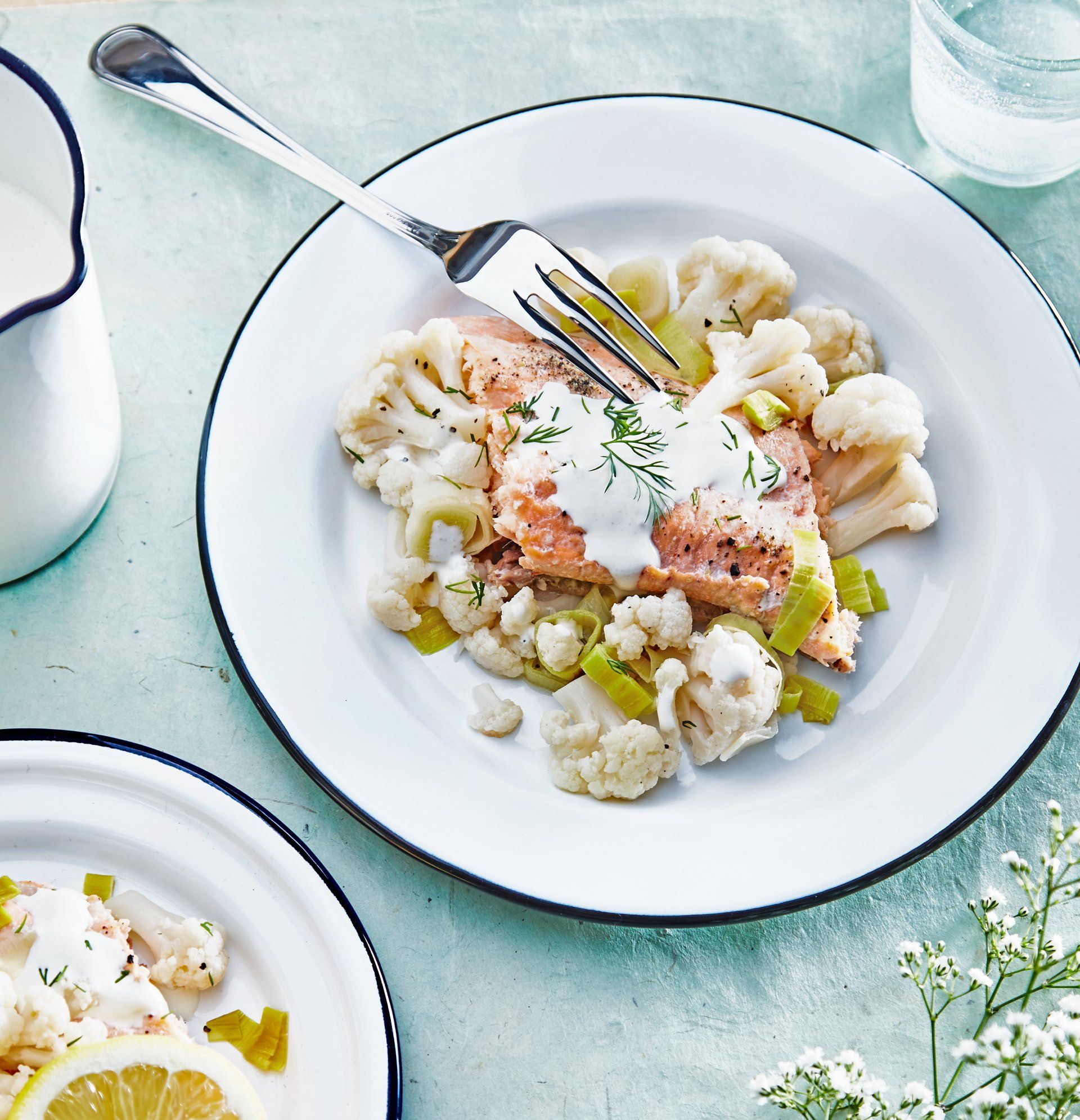 Chou-fleur au saumon et aux herbes Cookéo Moulinex Aurélie Briday