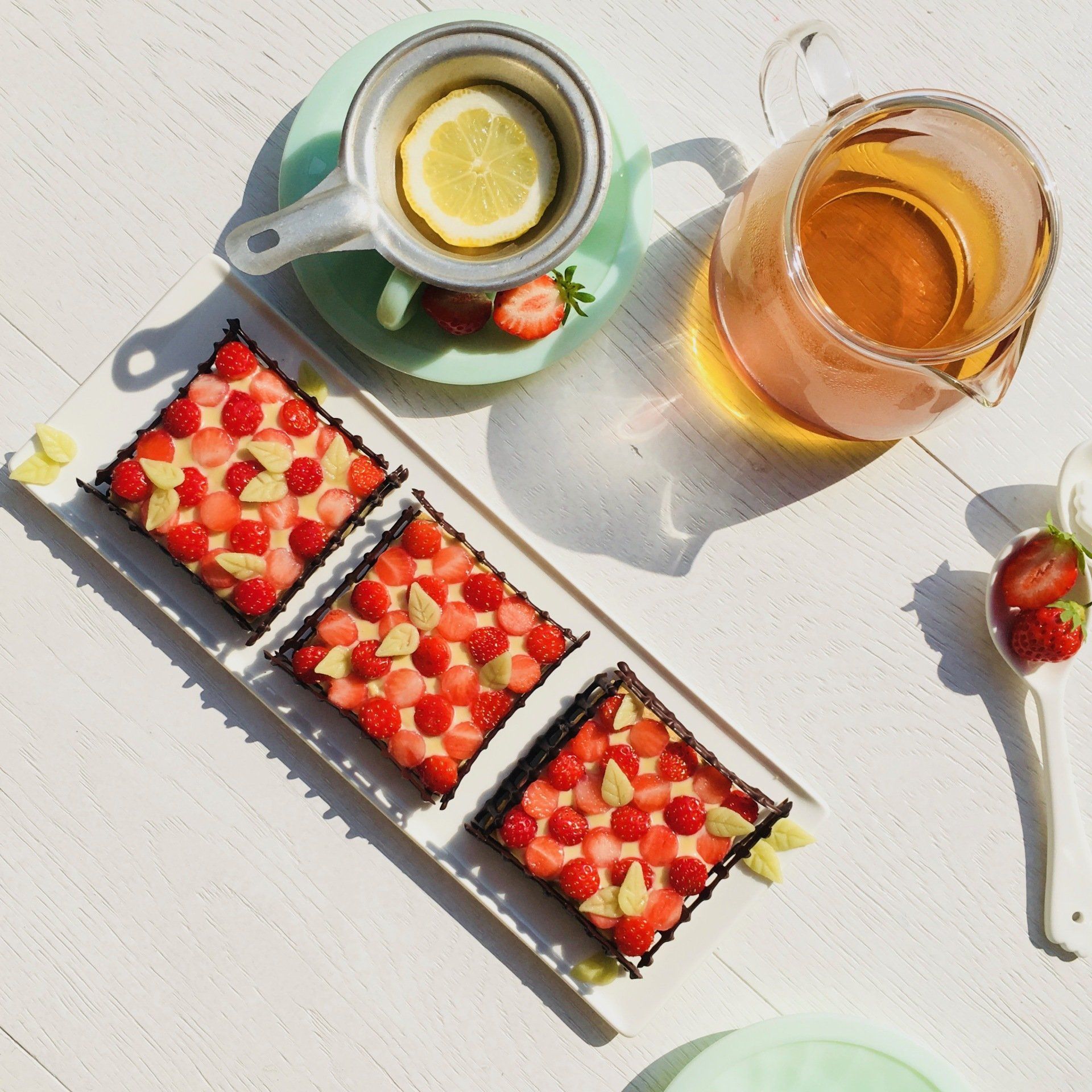 Strawberry fields Aurélie Briday tartelette aux fraises