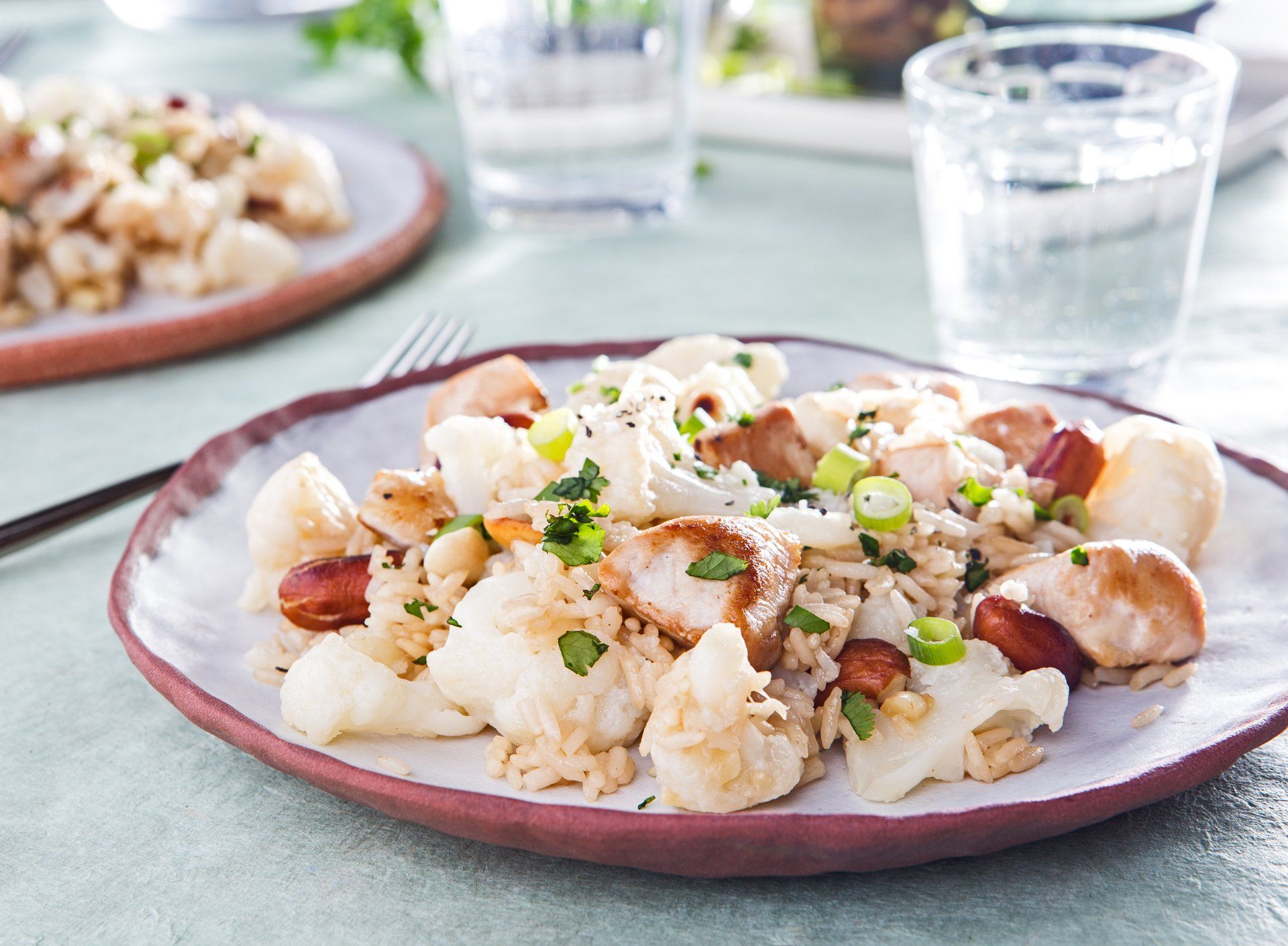 Riz au chou-fleur et cacahuètes Cookéo Moulinex Aurélie Briday