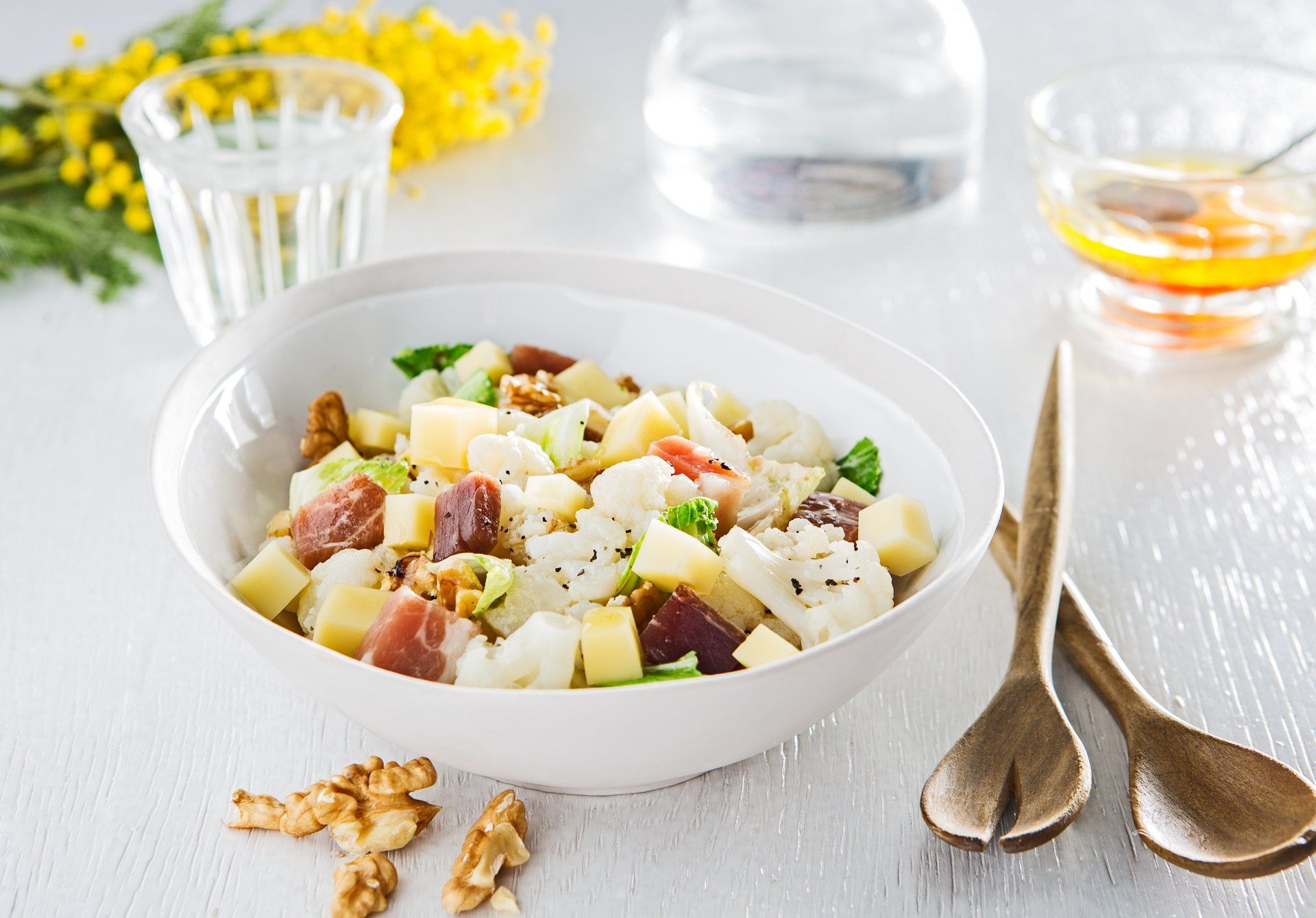 Salade de chou-fleur aux noix Cookéo Moulinex Aurélie Briday