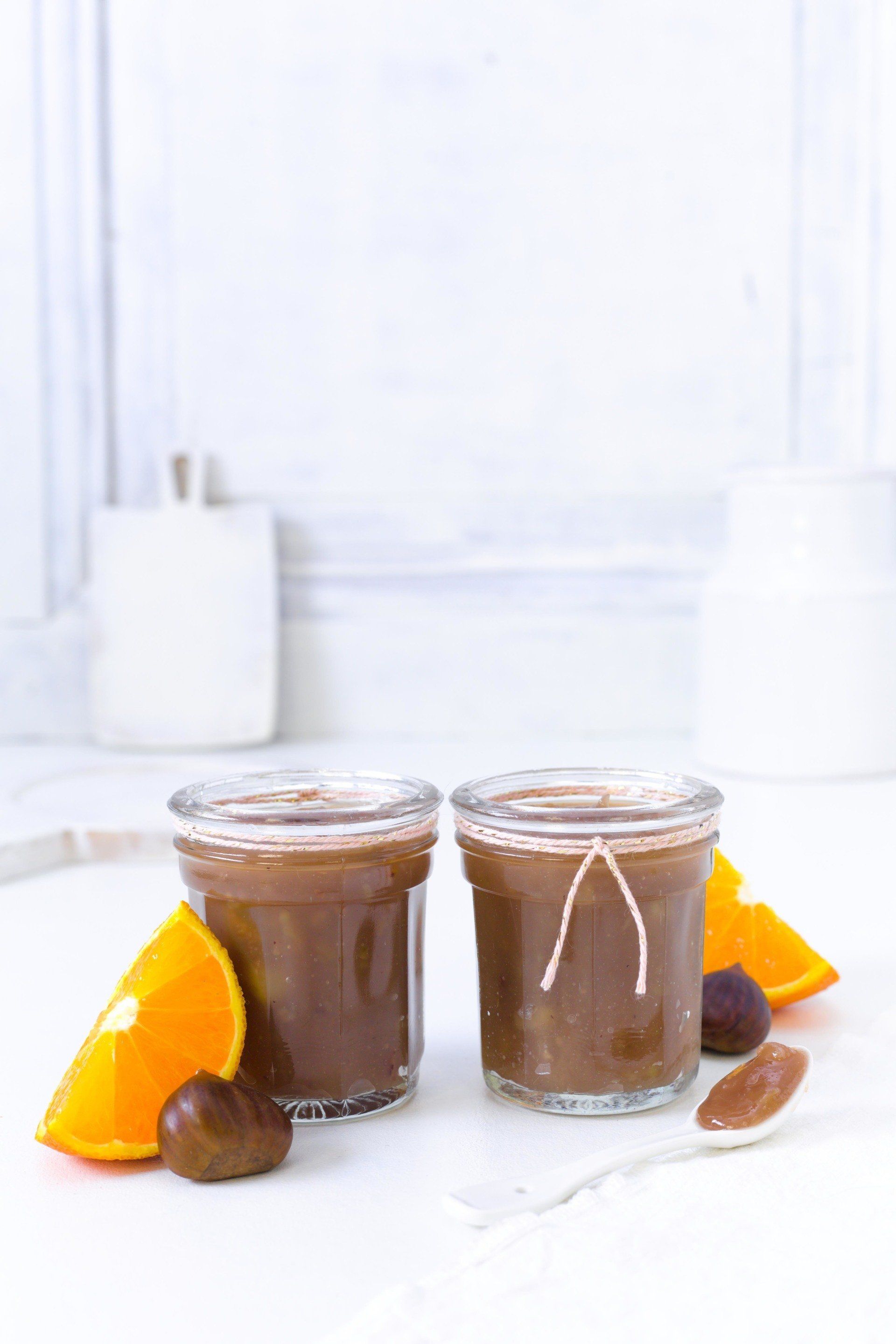 confiture de marron et orange