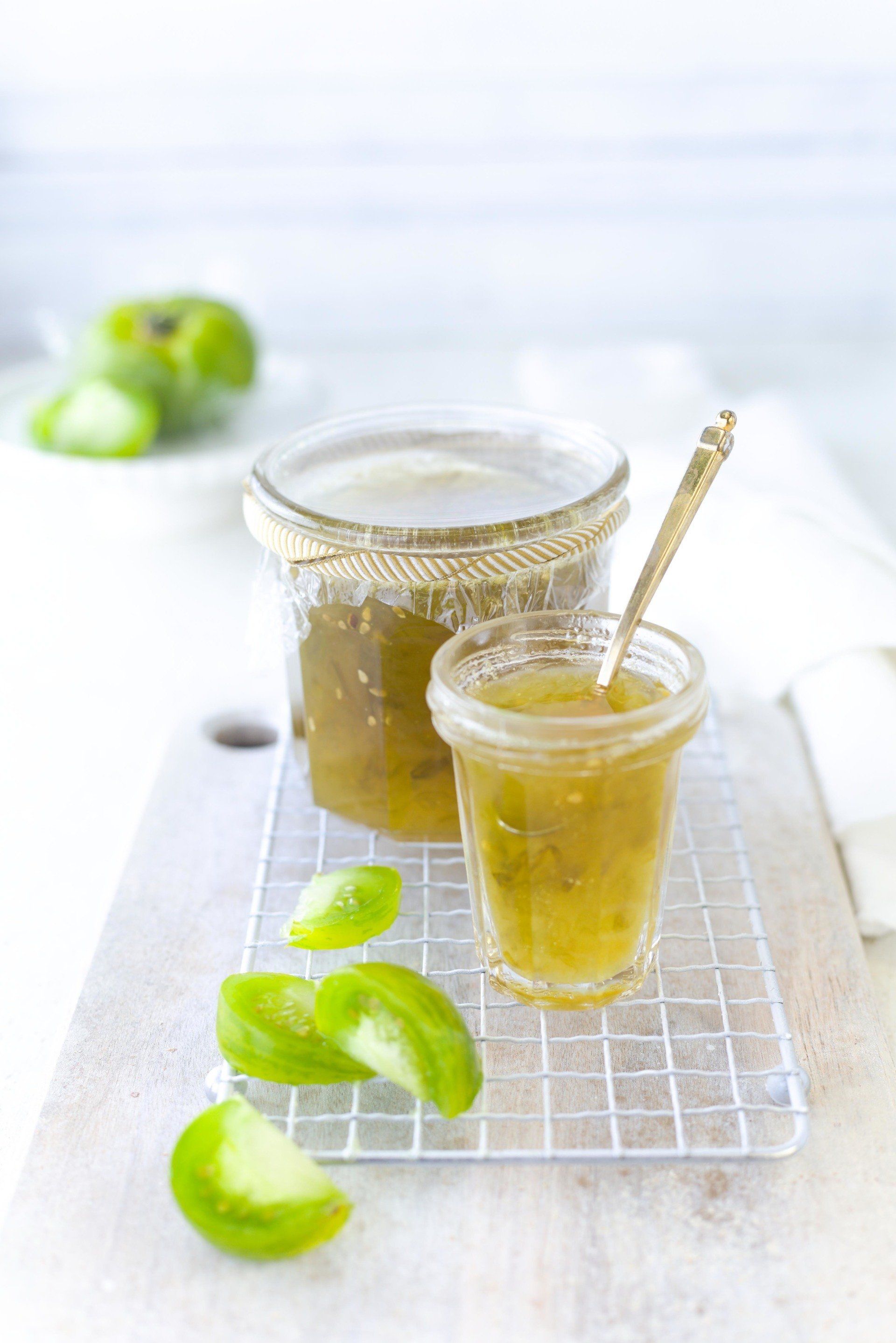 confiture de tomate verte