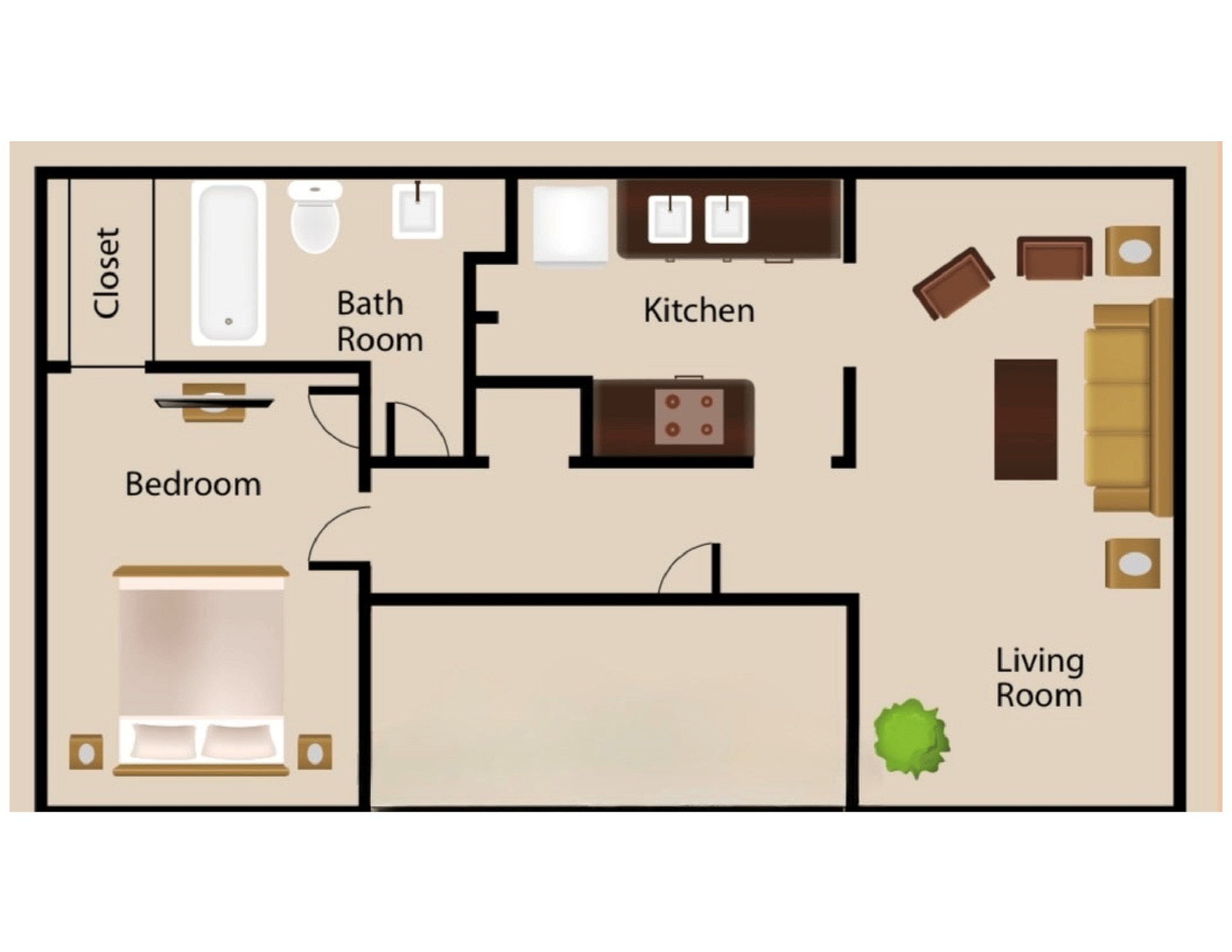 A2 | One Bedroom