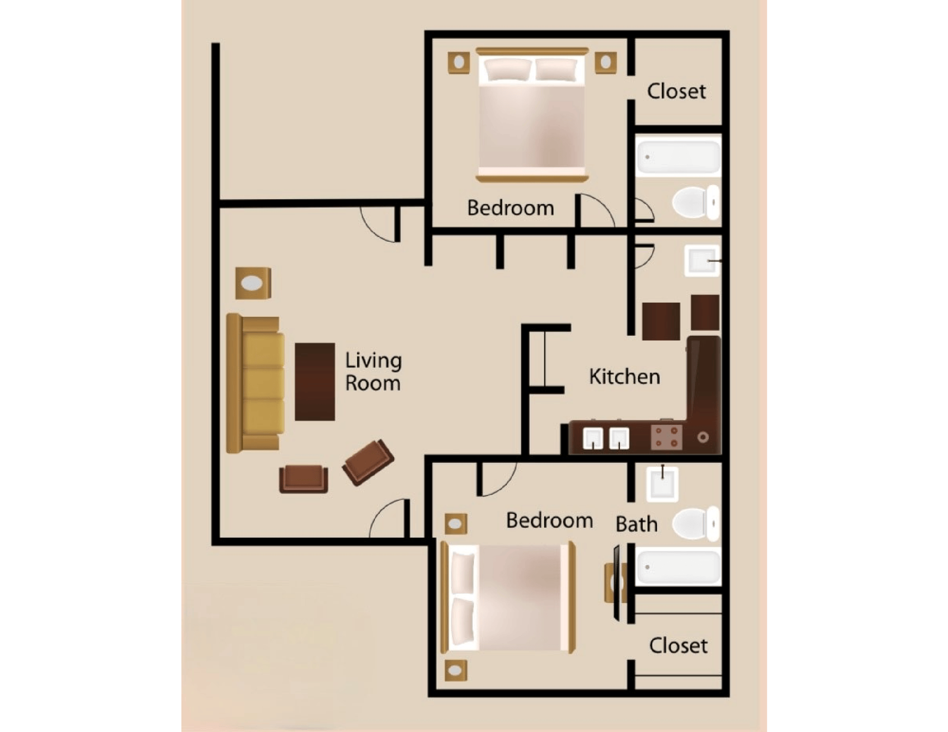 B1 | Two Bedroom
