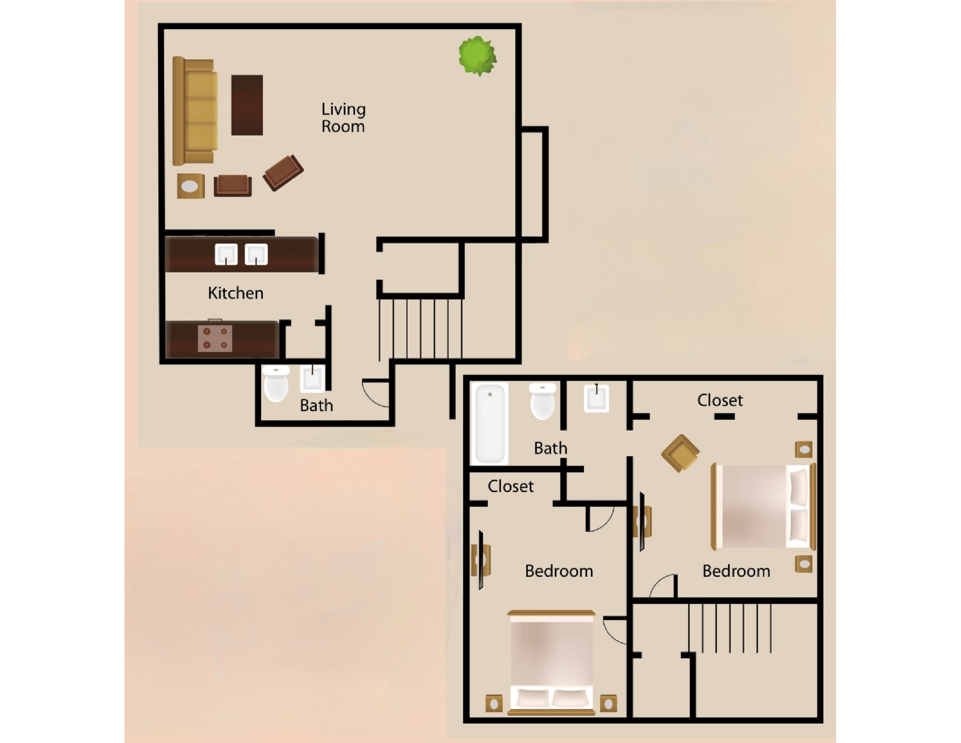 B4 | Two Bedroom