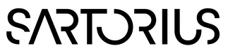 Sartorius logo in black sans-serif font.