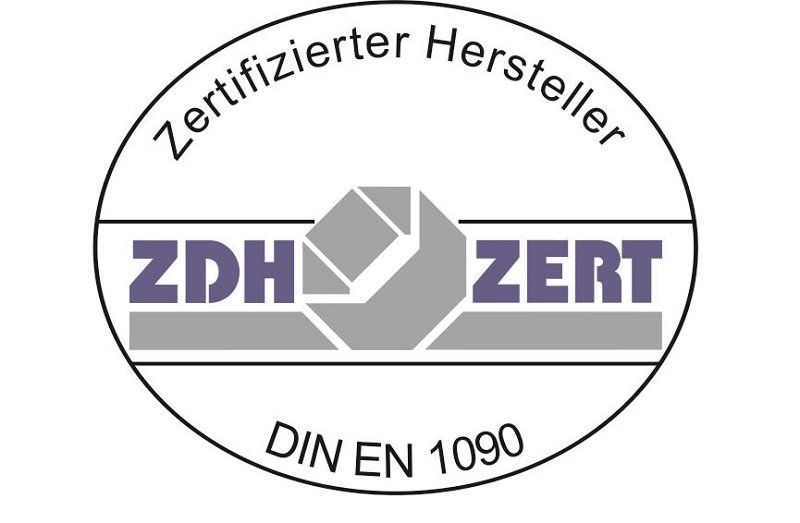 Ein Logo für zdh zert din en 1090