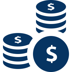 A computer screen with a gear on it.