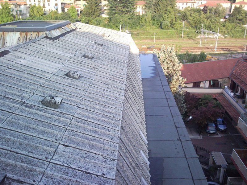 tetto in cemento amianto