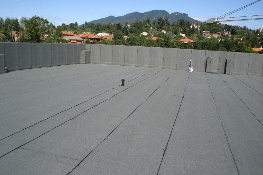 tetto con impermeabilizzazione