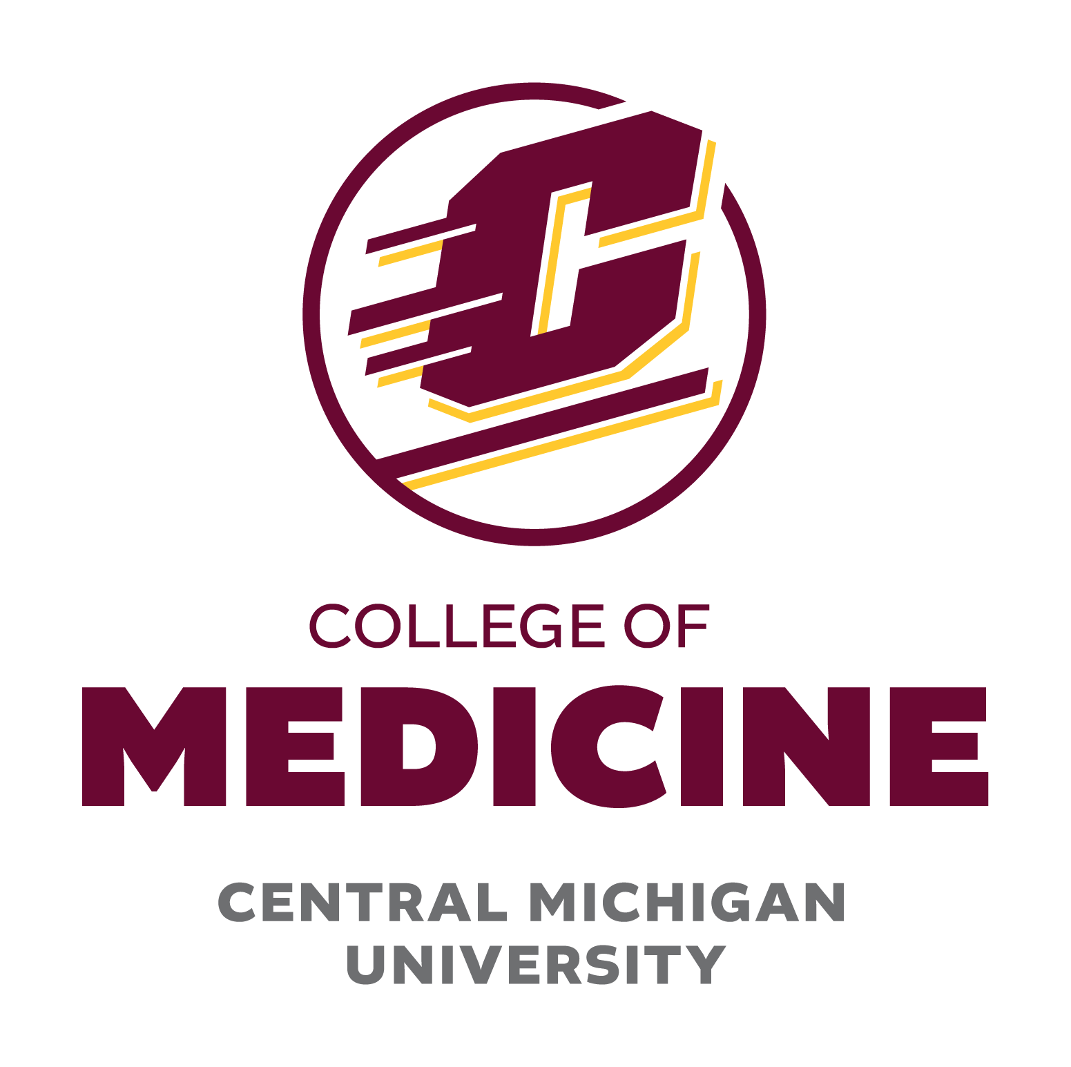 Central Michigan University  College of Medicine flying C logo