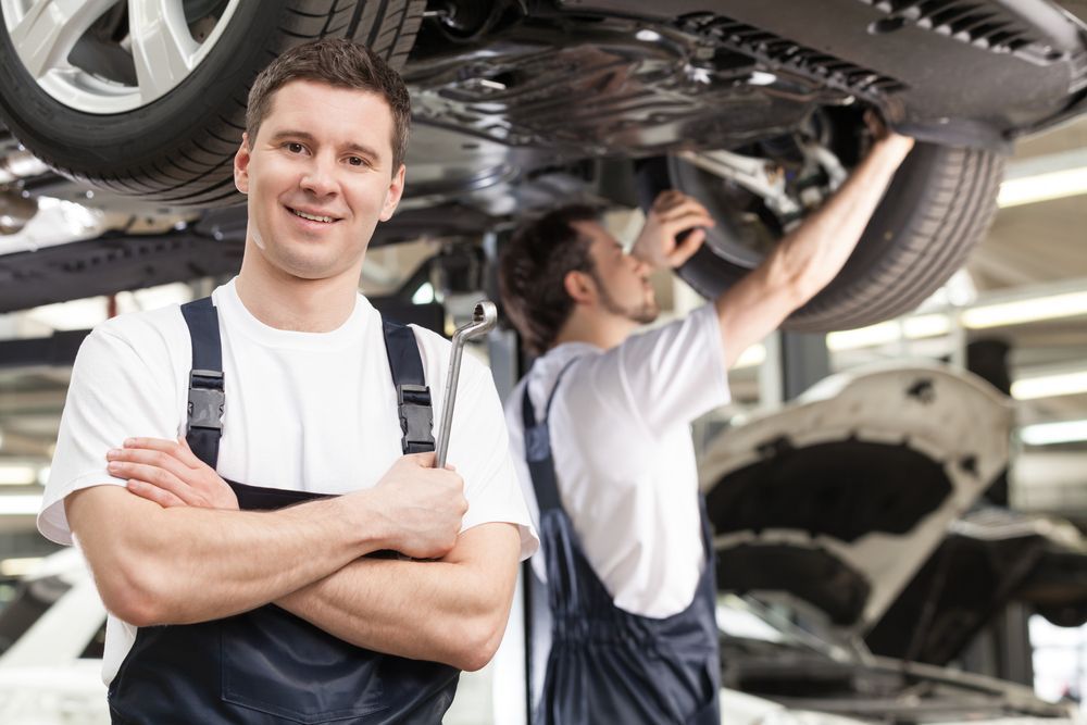 Mechanics at Workshop — Gold Coast Service Centre In Southport, QLD