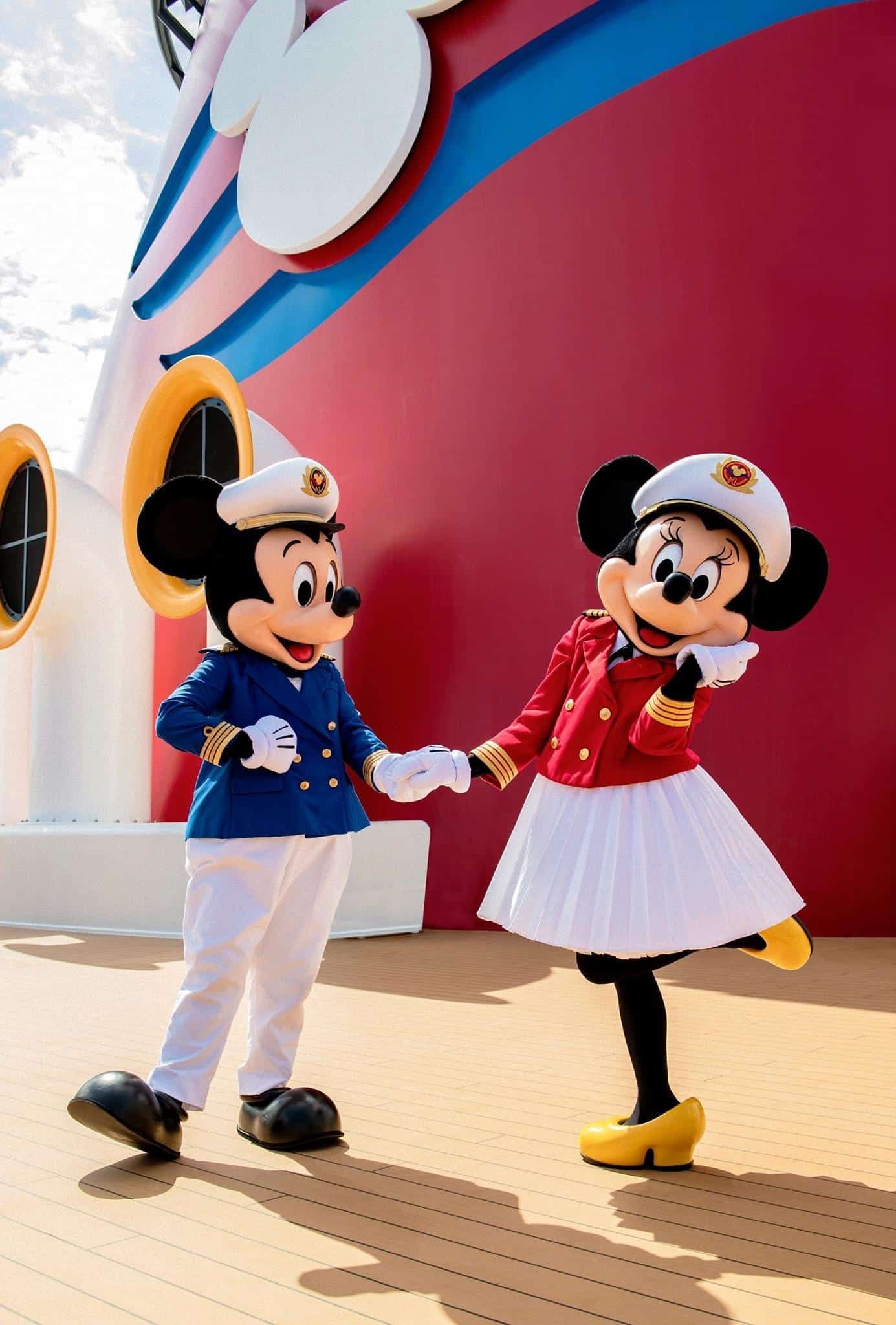 mickey and minnie at sea