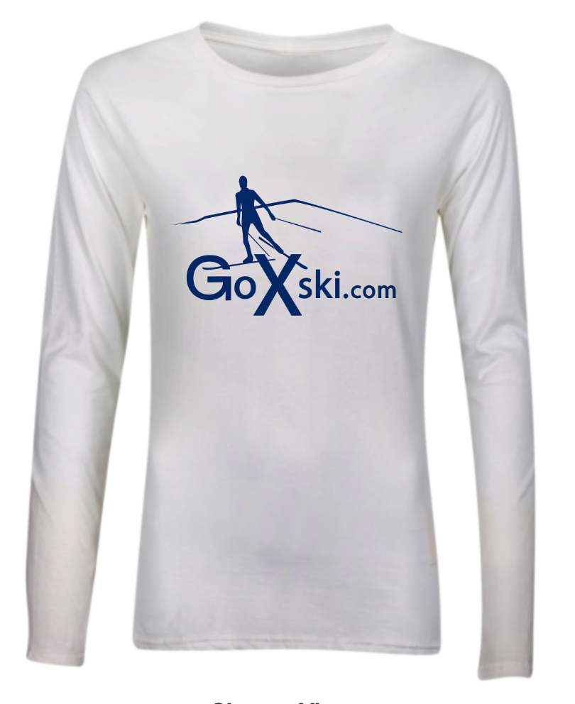 GoXski Ladies White T-Shirt