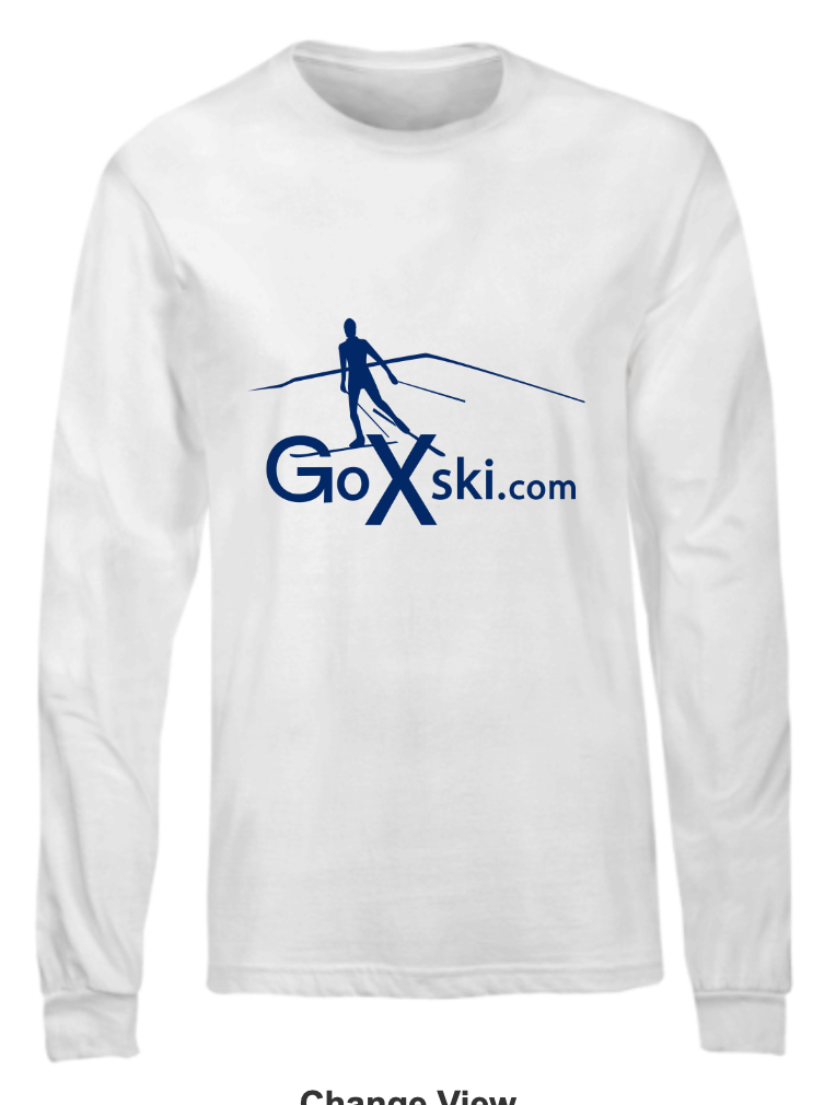 GoXski Men's White T-Shirt