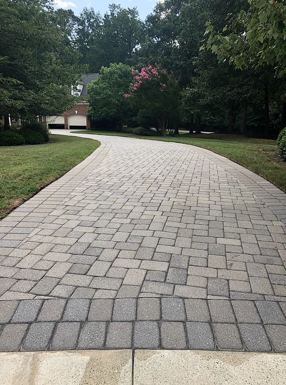 after paver hardscape cleaning services