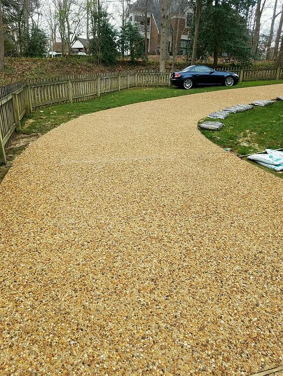 crushed concrete power washing