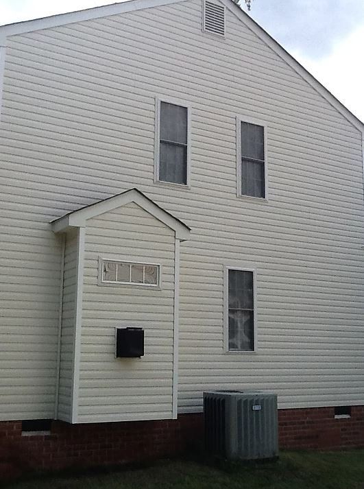 Exterior of home after wash