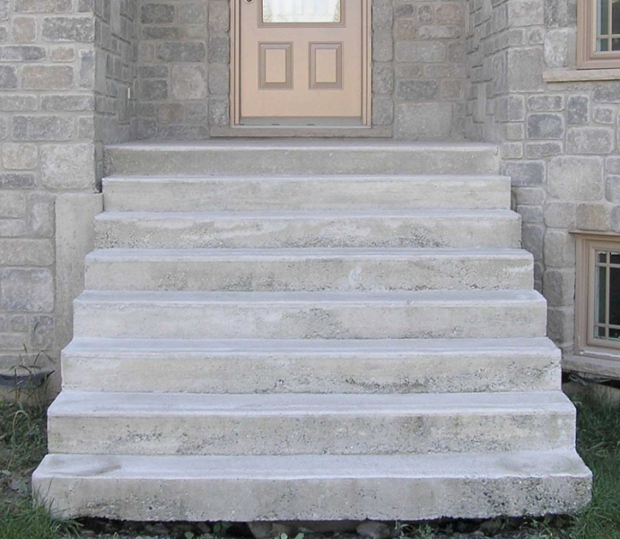 escaliers en béton