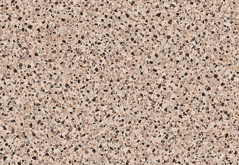 Un gros plan d'une de membrane de PVC couleur river rock