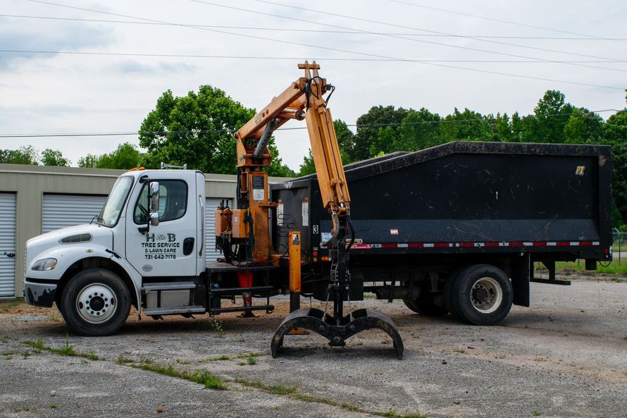 H & B Tree Service Trucks