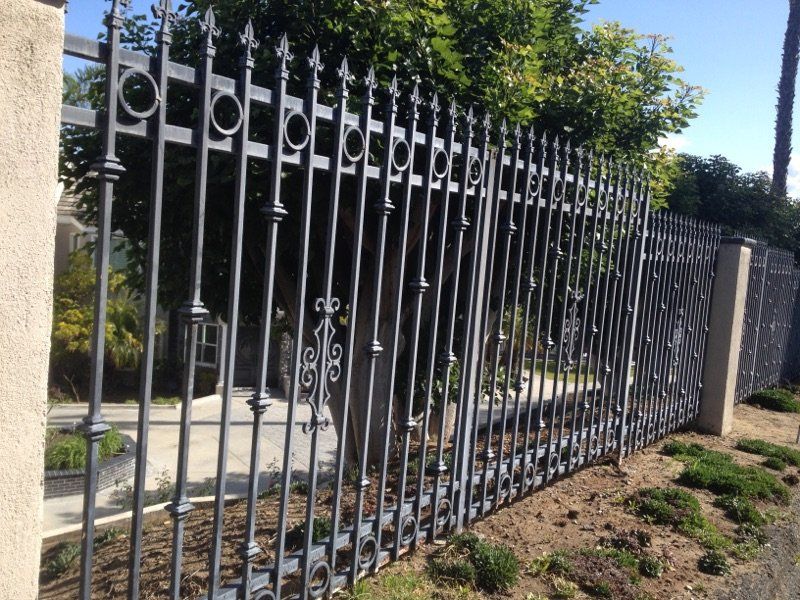 Business Property Fence - Rocky's Fencing - Garden Grove CA