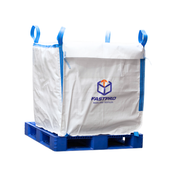 TrashTon container, compact, drum style FIBC for safe waste collection and transport