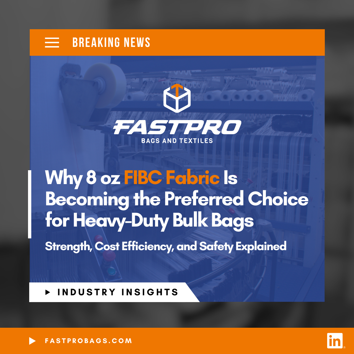 8 Oz FIBC Fabric Blog