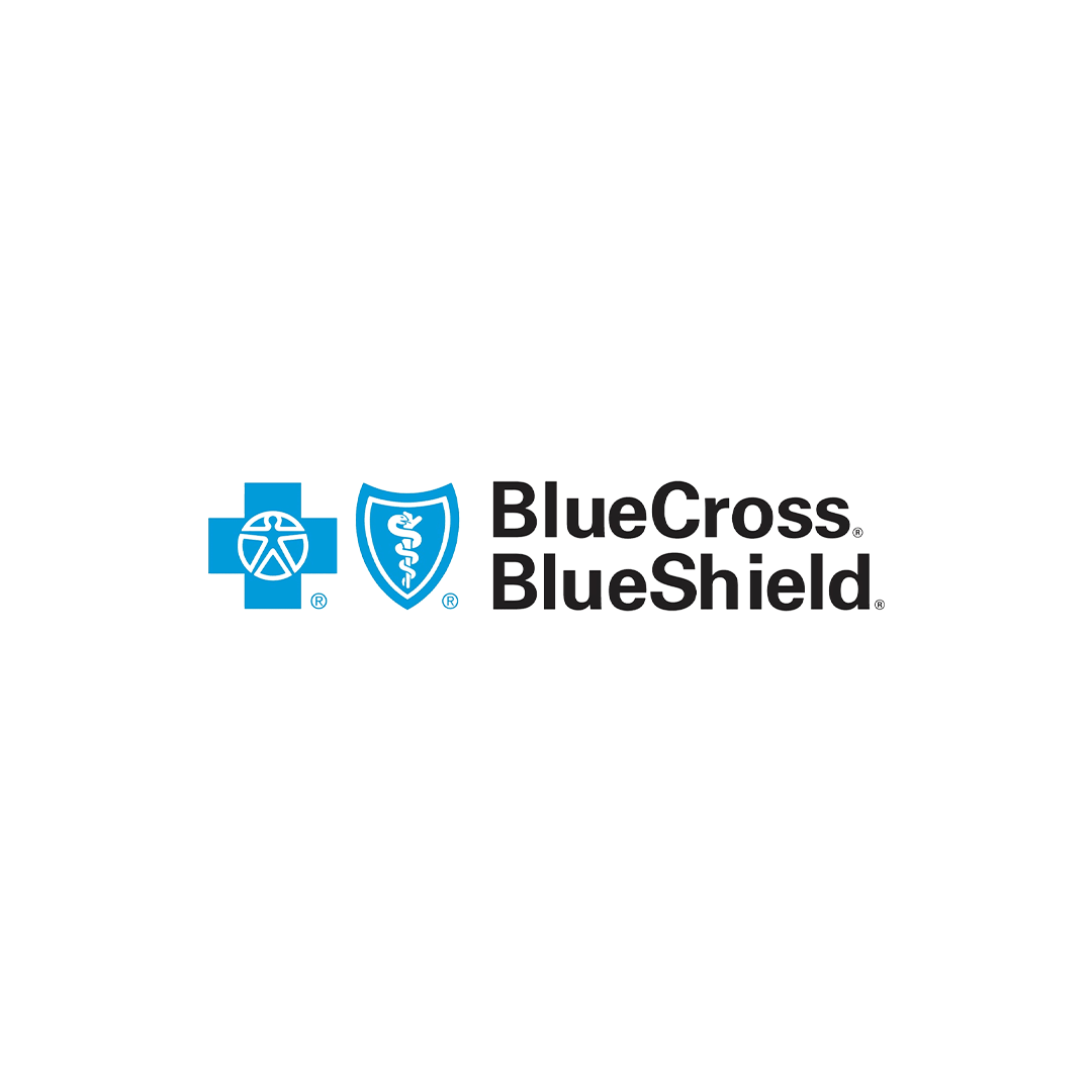 The blue cross blue shield logo is on a white background.