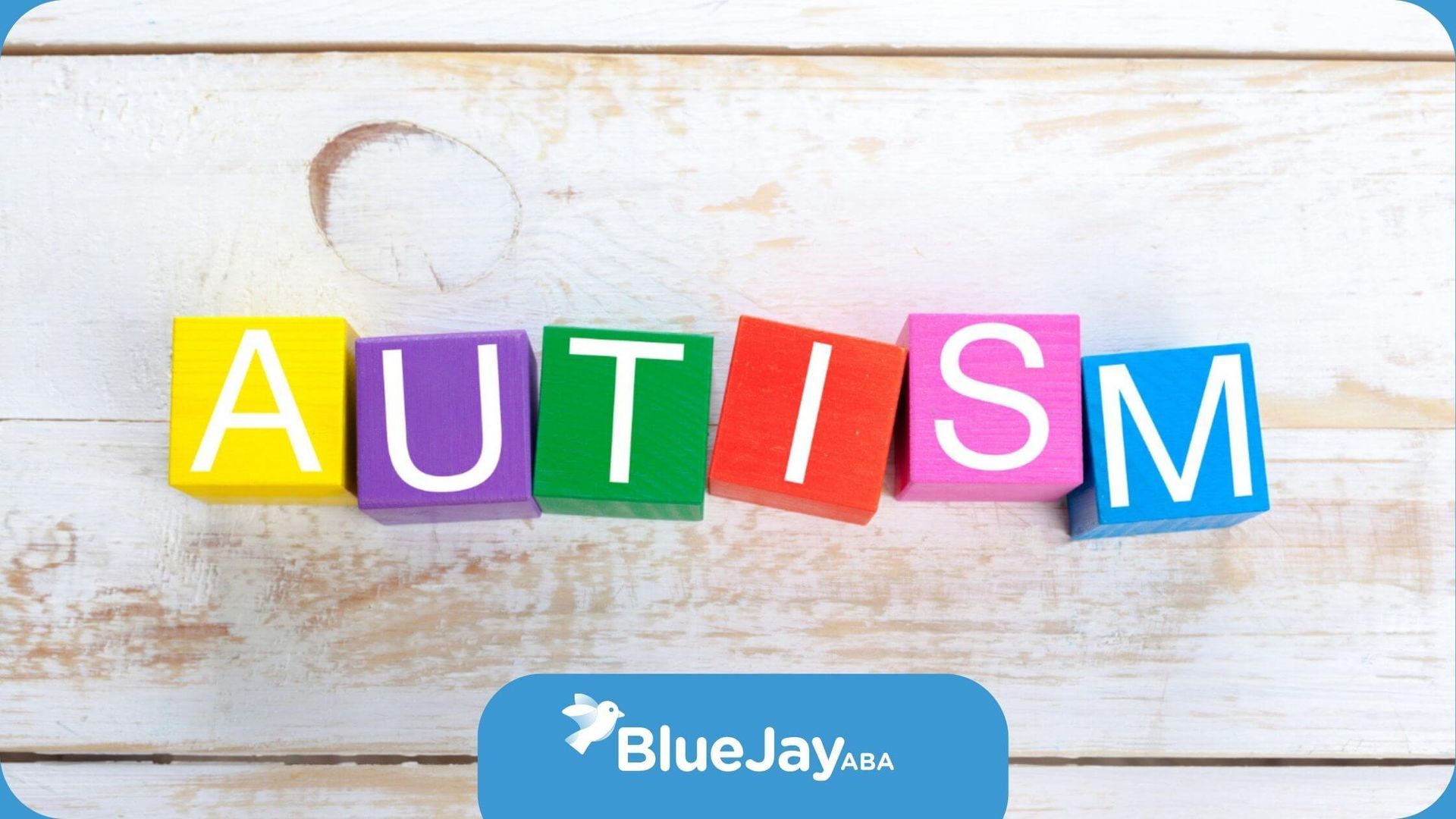 Colorful blocks spelling the word 