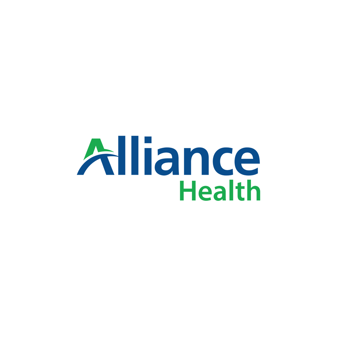 The logo for alliance healthcare