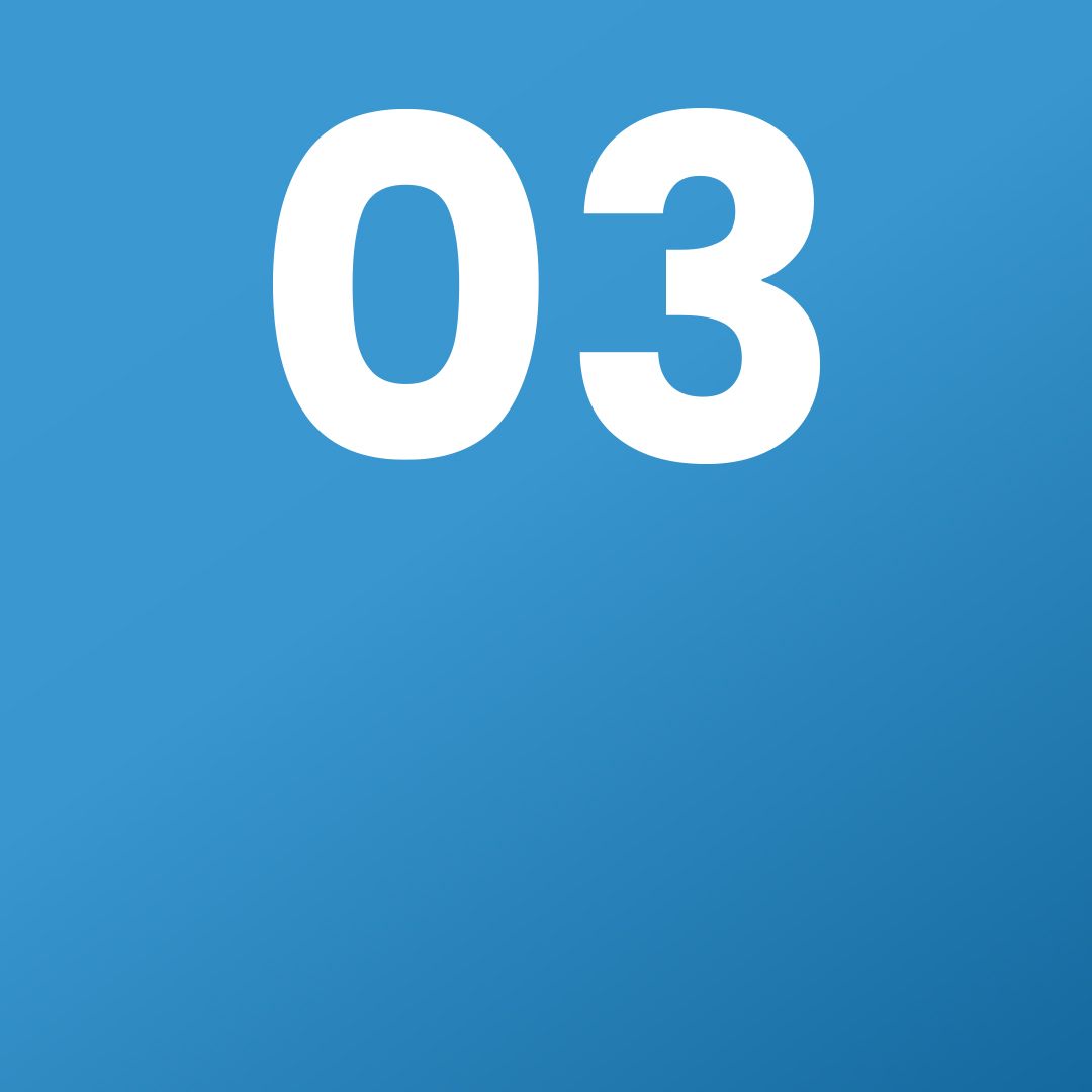 A blue background with the number 03 on it