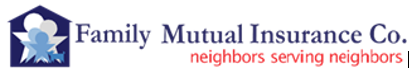 The logo for family mutual insurance co. neighbors serving neighbors