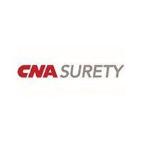 The cna surety logo is red and black on a white background.