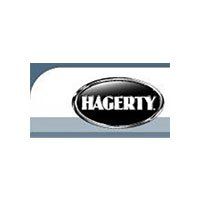 A hagerty logo on a white background.