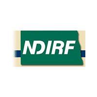 A green sign with the word ndirf on it.