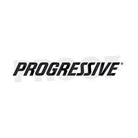 The progressive logo is black and white on a white background.