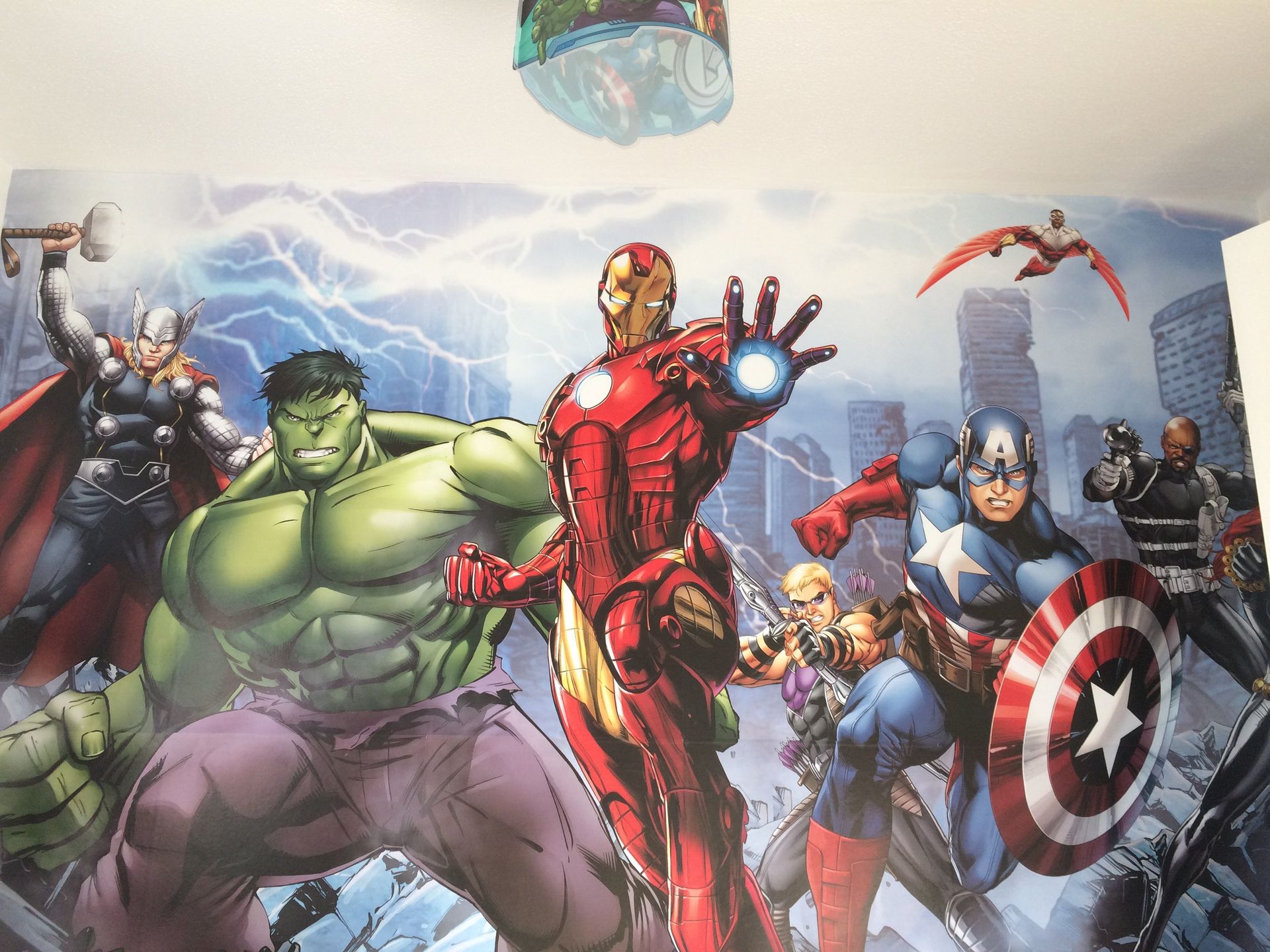 Marvel Comic wall mural in Edinburgh & midlothian