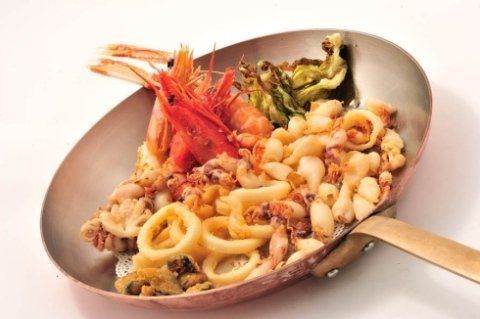 Fritto di Pesci e Crostacei del Mar Ligure