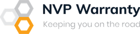 NVP Warranty logo with gray and orange hexagon icon and tagline “Keeping you on the road” | Total Auto Services