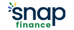 Snap Finance logo with dark blue and green text on a white background | Total Auto Services