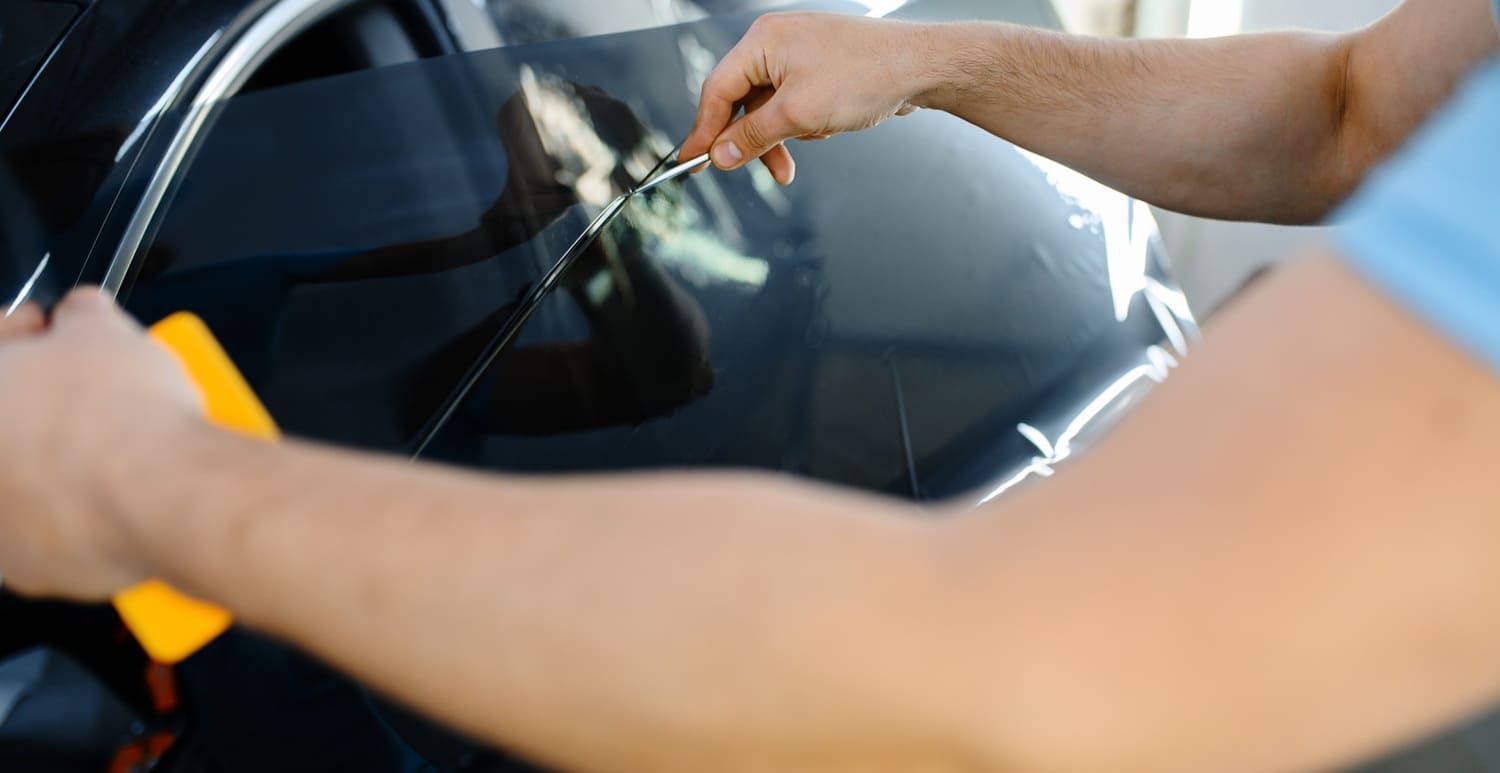 professional car window tint installation