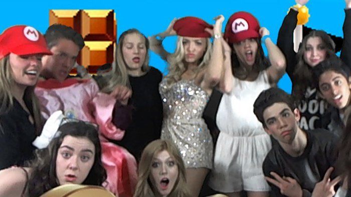 Guests star in a Nintendo themed celebrity birthday party Action Flipbook